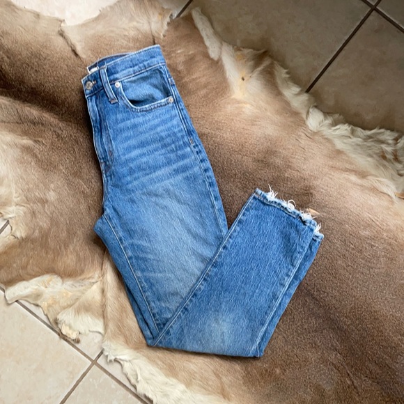 Madewell Denim - Madewell slim crop high rise boy jean